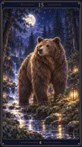 Carta 15 do baralho cigano: O Urso